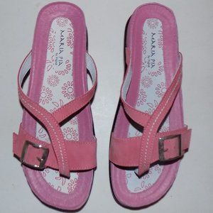 New Pajar Pia Maria Roma Pink leather EU41 US10